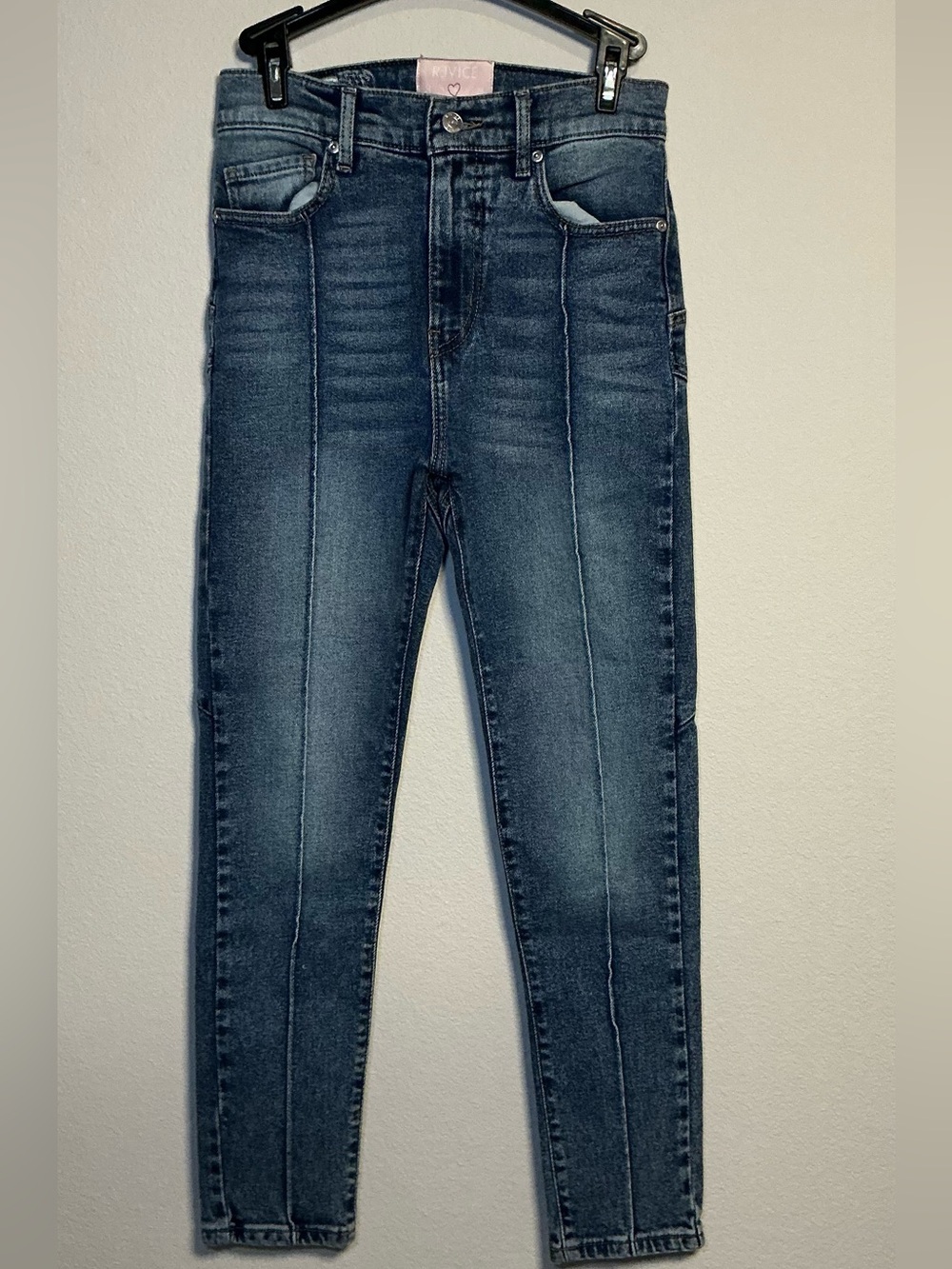 Revice Indigo Skinny Men’s Jeans with Center Seam